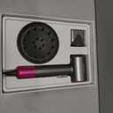 SHRATE Professional High Speed Ionic Hair Dryer | Ultra-Fast Drying | 500 Million Negative Ions | Low Noise | 160000 RPM | Compact Blow Dryer with Magnetic Diffuser for Faster Drying All Hair Types (Grey)