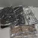 Teenyyou 2 Pcs Stackable Fruit Basket with Lid for Kitchen Counter Storage Basket with Drawer Mesh Wall Hanging Wire Baskets with Lid Metal Vegetable Container for Kitchen 13.8 x 8.3 x 9.8''(Black)