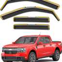 in-Channel Window Rain Guards Fit for Ford Maverick 2022 2023 2024 2025 2026 Truck,Extra Durable Window Visors Window Deflectors Vent Visors Vent Shades Car Accessories-4 pcs