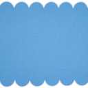 2 x Scalloped Hem Placemat (Set of 4)