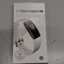 Fitbit Inspire HR Heart Rate and Fitness Tracker With S and L Bands, White, One Size, 1 Count