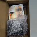 SHIMIDO Upgraded Retractable Automatic Door Closer - Tool-Free Installation, Powerful 3.5lb Pull Shuts Doors Completely - Compact Universal Fit for Screen, Sliding & Almost All Doors（4 Pack Black）