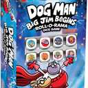 University Games Dog Man: Big Jim Begins Dice Game, Fast-Paced Family Board Game, Ages 6+, 2-4 Players