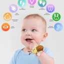 Bloobloomax Wrist Rattle Socks and Foot Finder Set, Infant Girl Boy Toys for Babies 0-36 Months, Newborn Hand & Foot Toys for 0 to 3 Years, Baby Shower Gifts Set Mother's Day Gift