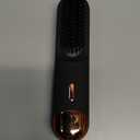 Go Brush Pro 2026 Hair Straightener Brush 300 Million Negative Ionic Portable Hair Straightener Comb for Women with 4 Temps Fast Heating MCH Ceramic Coating Smooth Frizz - Free Hair Shining Black