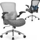 Heavy Duty Office Chair-400lbs, Ergonomic Desk Chair with Wide & Soft 3D Modeling Foam Cushion Home Office Desk Chair with Adjustable Seat Height, Executive Computer Task Chair for Heavy People, 21.06" W x 20.7" D x 39.8" H