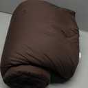 Paxrac Earthy Brown Comforter Queen Size, Neutral 3 Pieces Comforter Set, Lightweight Solid Bedding Set, All Seasons Soft Fluffy Queen Comforter Set (90x90In Comforter & 2 Pillowcases)