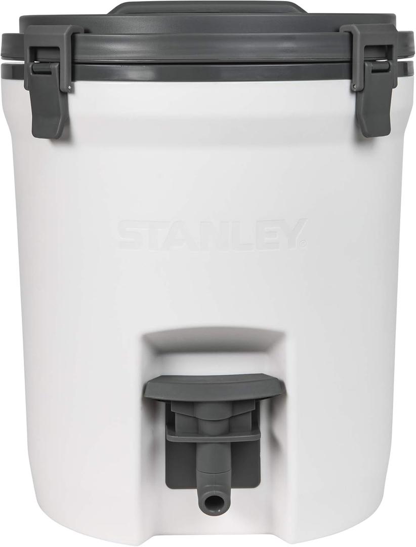 STANLEY Adventure 2 Gallon Fast Flow Water Jug, Ice Water Dispenser, Insulated Beverage Cooler with Easy Pour Spigot and Latched Foam Lid (Polar)