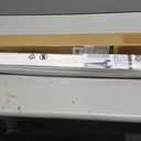 No Tools No Drill Cordless Roman Shades for Indoor Windows 100% Blackout, for Window Size 30" W 48" H White