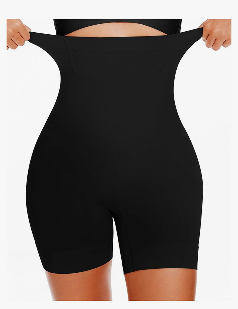 BESTENA Shapewear Shorts,High Waisted Shapewear for Women Tummy Control,Seamless Body Shaper Shorts Thigh Slimmer Size: L