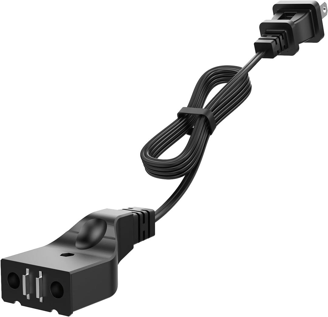 Deep Fryer Cord Replacement for Hamilton Beach, Masterbuilt, Butterball, Farberware, Secura, and Pukomc Electric Deep Fryers - 16 AWG Flat Power Cord Replacement Part (3.3 ft)