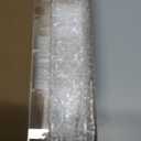 9.5 Large Acrylic Straw Holder for Cabinet Door - Reusable Tumbler Straw Organizer Storage, Small Kitchen Accessories Container, Ultra Sticky Cupboard Door Mounted (Transparent)