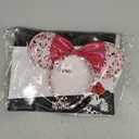 Disney Minnie Mouse Pink All-Over Print Mouse Ears Headband