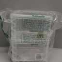 1InTheOffice Plastic Index Card Box 4x6, Index Card Storage Box, Clear, 500 Capacity, 2 Pack