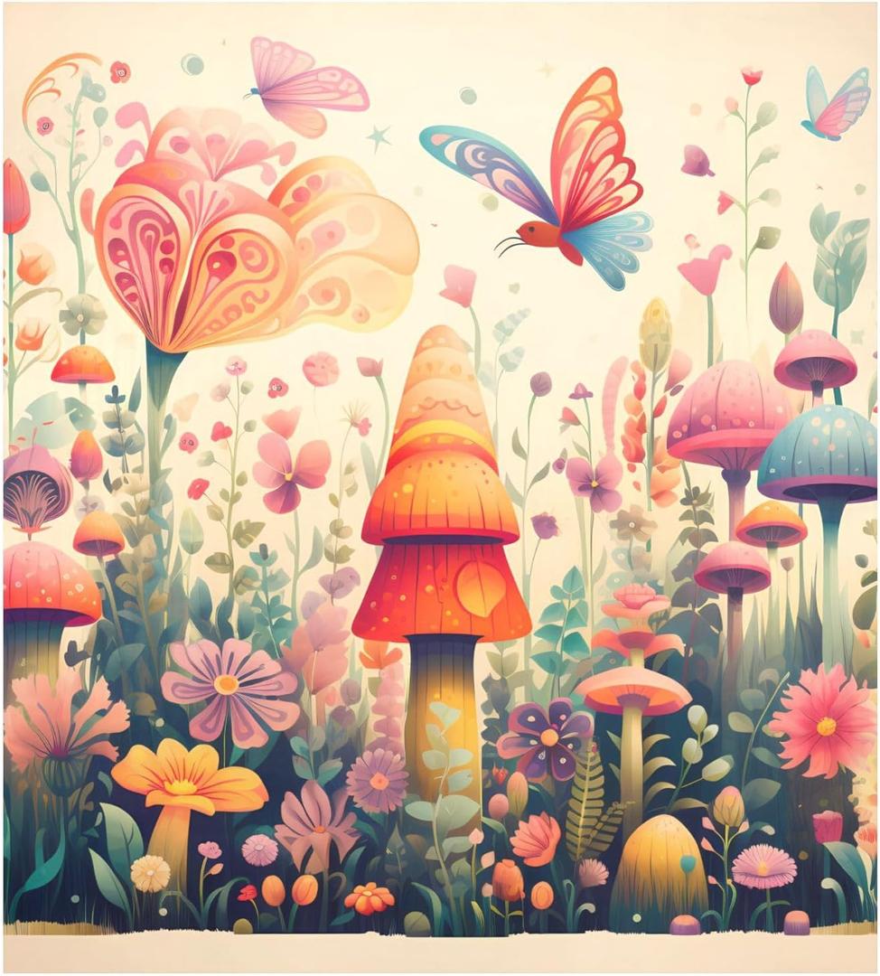 Dishwasher Magnet Cover Decorative Magnetic Cover Panel Sticker Decal Kitchen Decor 23x26 Inch Beautiful Flowers