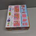 Logic Road Builder Games Toys: STEM Toys for 4 Year Old Kids, Montessori Board Game Brain Teaser Puzzles Preschool Learning Activities Educational Toy for Toddler Ages 3 5 6 7 8-12 Gifts(Pink 32PCS)