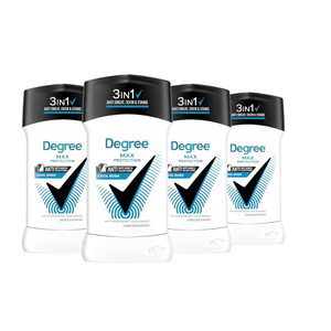 Degree Men Antiperspirant Deodorant 4 pack Cool Rush 72 Hour protection against sweat, odor and stains 2.6 oz