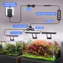 hygger Clip On Aquarium LED Light with Multi-Channel Controller, Fish Tank Light 24/7 Lighting Sunrise-Daylight-Moonlight and DIY Mode, Adjustable Timer/Brightness Light 7 Colors for Freshwater (2)