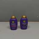 OGX Thick & Full + Biotin & Collagen Volumizing Shampoo & Conditioner Set, Nutrient-Infused, Biotin Gives Hair Volume & Body, Sulfate-Free Surfactants, 13 fl. Oz, 2 Pack