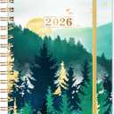 2026 Planner Planner 2026 Weekly and Monthly, Jan. 2026 Dec. 2026, 6.4" x 8.5", Calendar Planner 2026 with Tabs, Hardcover, Strong Twin-Wire Binding, Back Pocket, Inspirational Quotes Notes (Gold)