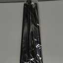 Curtain Rods for Windows 32-75 Inch, 7/8 Inch Diameter Adjustable Tension Curtain Rod No Drilling, Spring Rods for Windows Door Kitchen, Black