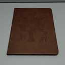 HFcoupe for iPad Air 13 inch Case M3/M2 (2025/2024) & iPad 12.9 Cases 6th/5th/4th Generation with Elastic Pencil Holder, Auto Wake/Sleep Cover Magnetic Closure, Embossed Lucky Tree Design, Tan (Brown)