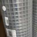 16 Gauge Galvanized Hardware Cloth 48in x 100ft Silver 1 inch Welded Garden Fence Roll for Gardens, Chicken Coops & Poultry Animal Netting Cage