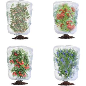 afzdby Garden Mesh Netting with Drawstring,Plants Cover Protection from Anti Birds,Bugs,Cicadas,and Insects-Pest Barrier Bag for Blueberry Bushes,Citrus,Tomatoes,Vegetables,Fruit Tree and Orange 2.62×3.28FT