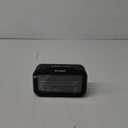 Peakeep Night Light Digital Alarm Clock Battery Operated with Indoor Temperature, Desk Small Clock (Black)