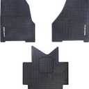Floor Mats Compatible with 2018-2023 Freightliner Cascadia, Truck Floor Rubber Mats Cargo Liners for Freightliner Cascadia Accessories All-Weather Guard Heavy Duty Includes 3PCS Set