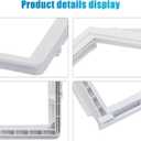 240599301 Crisper Pan Cover Compatible with Frigidaire Refrigerator Shelf Frame Without Glass Refrigerator, Delicatessen Drawer Cover 19-5/8" x 16-3/8"