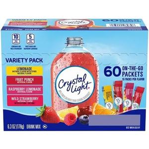 Crystal Light Sugar Free Lemonade (60 Count), BB Date: 03/11/27 Crystal Light Sugar Free Lemonade (60 Count), BB Date: 03/11/27
