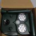 Ultrasonic Animal Repellent - Deer, Squirrel, Cat Repeller Outdoor Sonic Fortress Pro Solar Waterproof Solar Powered Ultrasonic Device for Garden & Yard Professional Deer Repellent Devices (1 Pack)