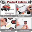 30 Sets Monster Truck Birthday Christmas Invitations with Envelopes Stickers Race Car Invitations for Boy Kids Birthday Party Supplies Decoration