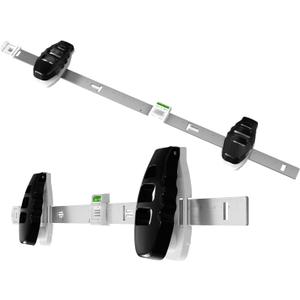 3-in-1 Picture Hanging Tool, Art Hanging System with Wall Alignment, Size Marking & Push-to-Nail Technology, Supports Up to 25 Inch Double Nailing