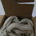 MIULEE Pack of 2 Decorative Throw Pillow Covers Soft Chenille Throw Pillows Solid Textured Cushion Covers for Couch Sofa Bedroom Living Room 20x20 Inch, White (20" x 20" (Pack of 2), White)