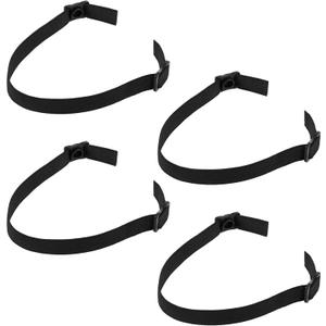 FairySandy 4 Pcs Padded Chin Strap for Batting Helmet Softball Football Baseball Helmet Chin Strap Breathable Adjustable Fits Youth Helmets with Exterior Snaps