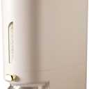 NLLATEI Countertop Rice Dispenser, Cereal Dispenser Storage Container With Measuring Cup For Rice, Beans, Grains, Large Capacity Food Dispenser For Pantry Home Kitchen(Cream, 22Lbs)