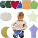 ODOXIA Sensory Mats for Autistic Children | Sensory Tiles for Kids | Sensory Wall Panel | Sensory Mats (Shapes) | Sensory Toys | Sensory Room Equipment | Sensory Disorder Toys for Tactile Play