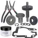 Worm Gear Kit Compatible With KitchenAid Whirlpool 5QT & 6QT Mixer Gear Parts Replacement, Worm Follower Gear Kit 9706529 W11086780 9709511 9703337 9709231