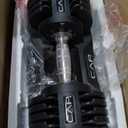 CAP Barbell Adjustable 25lb Dumbbell with Contoured Full Rotating Handle, Chrome Handle