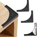 4 Pcs Safety Soft Corner Protectors Guards,Table Corner Protectors Proof Corners and Edge Protectors for Furniture Bookcases Drawers (Soft Black)