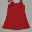 GEMBERA Women Spaghetti Strap Scoop Neck Ribbed Tank Tops Slim Fitted Cotton Camisole Basic Sleeveless Layering Shirts M