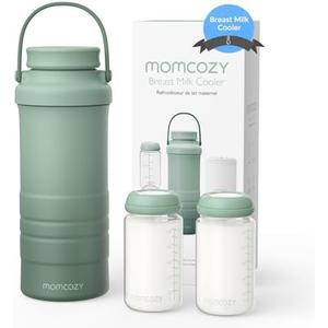 Momcozy 22oz Portable Breast Milk Cooler for Outdoor, Life Saver with 360° Total Cooling for 24 Hours, Larger Capacity Travel Breastmilk Chiller with 2pcs Baby Bottles for Breastmilk Storage, Green Momcozy 22oz Portable Breast Milk Cooler for Outdoor, Life Saver with 360° Total Cooling for 24 Hours, Larger Capacity Travel Breastmilk Chiller with 2pcs Baby Bottles for Breastmilk Storage, Green