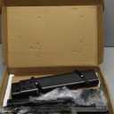 Universal Tabletop TV Stand with Wall Mount for 32 to 70 inch 4 Level Height Adjustable, Heavy Duty Tempered Glass Base, Holds up to 110lbs Screens, HT03B-002