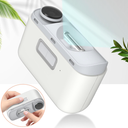 Electric Nail Clipper, 2 in 1 Automatic Nail Trimmer and Polisher with LED Light and Storage Box, for Babies Children Adults Elderly (White)