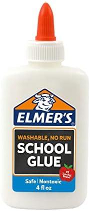 Elmer's Liquid School Glue, Washable, 4 oz