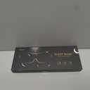 MZOO Luxury Sleep Eye Mask for Side Sleeper Men Women, Zero Eye Pressure 3D Sleeping Mask, Light Blocking Patented Design Night Blindfold, Soft Eye Shade Cover for Travel, Blue