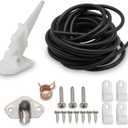 Universal Marine Boat Speedometer Pitot Kit 80 MPH Automatic Kick-up Pitot Tube Assembly, Sea Portable Mini Tool Accessories