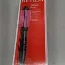 REVLON Silicone Bristle Heated Hair Styling Brush | Fast, Long Lasting Volume for Easy Styling | 1" Barrel for Full Body and Smooth Styles (Black/Pink)